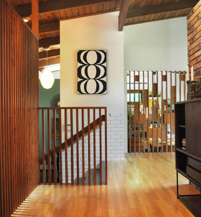 Mid Century Modern Railing Renovation